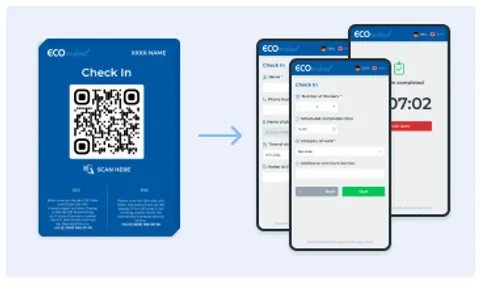 Ecowind – Access control system for maintenance of green energy plants.